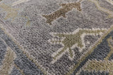 Ivory Turkish Oushak Hand Knotted Wool Area Rug - 8' 2" X 10' 0" - Golden Nile