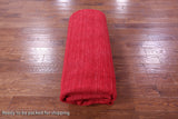 Red Square Persian Gabbeh Hand Knotted Wool Rug - 10' 0" X 10' 0" - Golden Nile