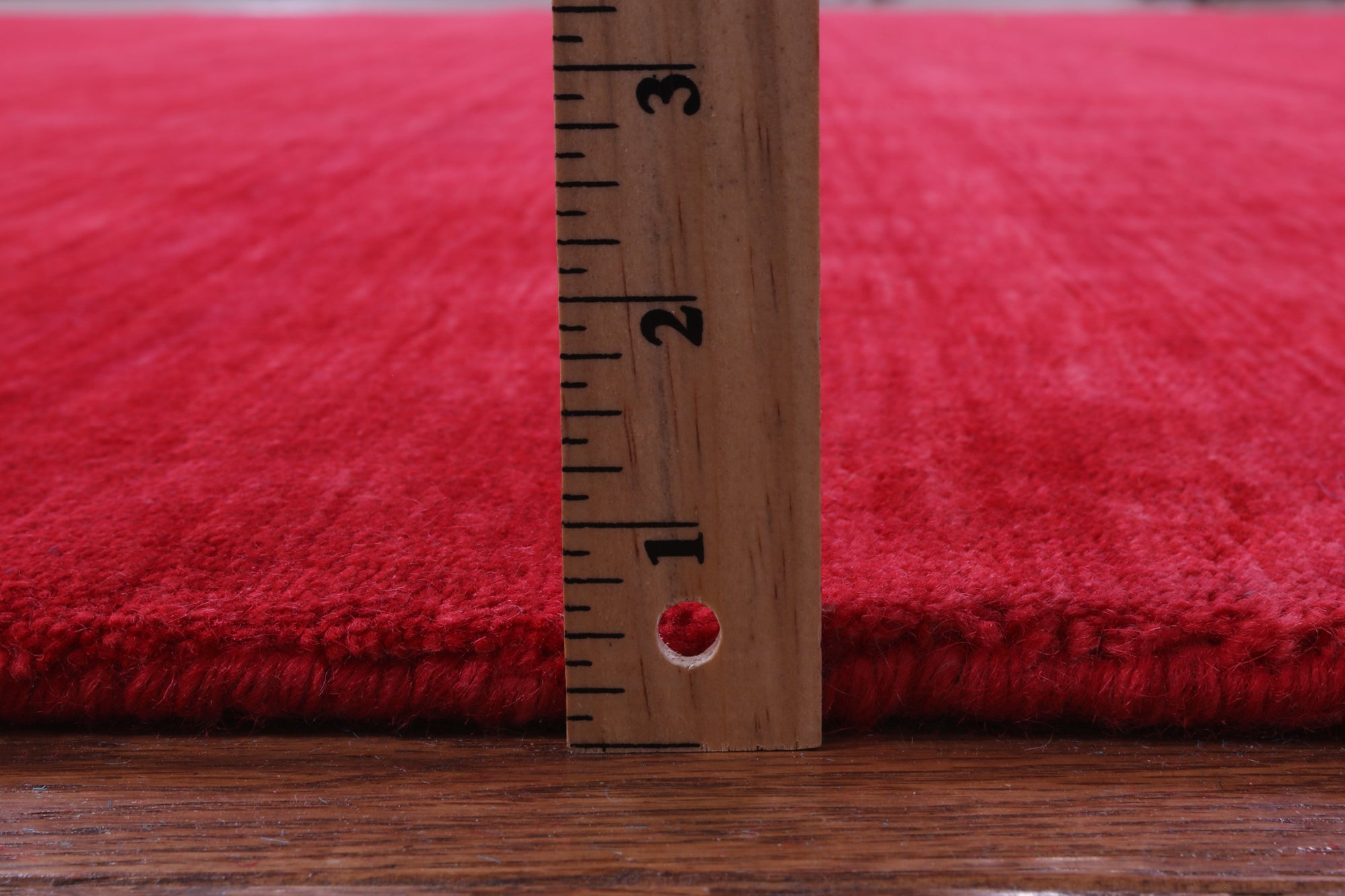 Red Square Persian Gabbeh Hand Knotted Wool Rug - 10' 0" X 10' 0" - Golden Nile