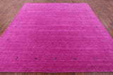 Pink Square Persian Gabbeh Handmade Wool Rug - 10' 0" X 10' 0" - Golden Nile