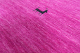 Pink Square Persian Gabbeh Handmade Wool Rug - 10' 0" X 10' 0" - Golden Nile