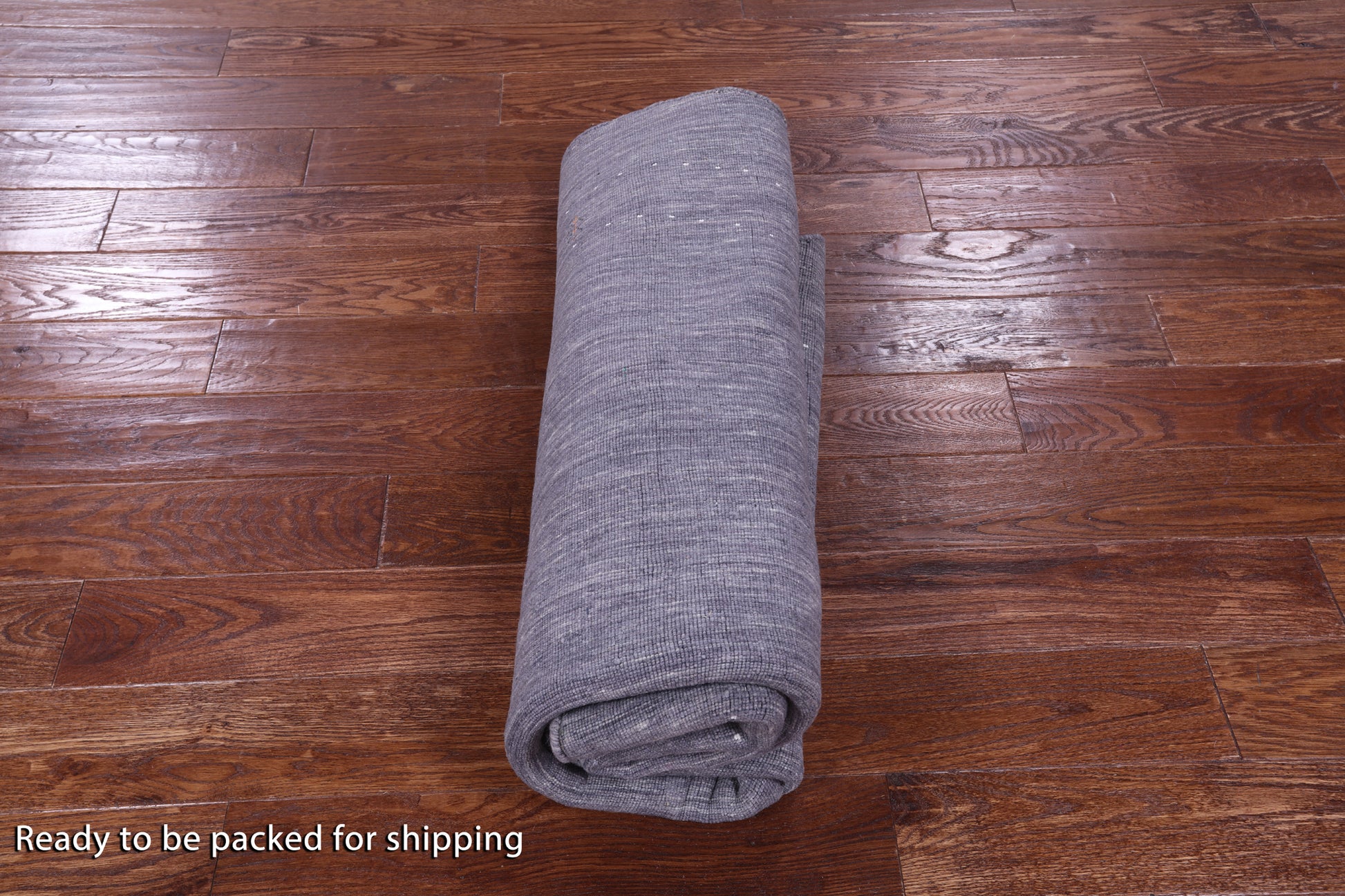 Grey Round Persian Gabbeh Hand Knotted Wool Rug - 6' 0" X 6' 0" - Golden Nile