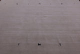 Ivory Square Persian Gabbeh Hand Knotted Wool Rug - 10' 0" X 10' 0" - Golden Nile