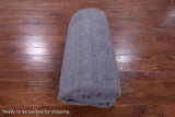 Grey Persian Gabbeh Hand Knotted Wool Rug - 10' 0" X 14' 0" - Golden Nile