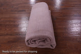 Pink Square Persian Gabbeh Hand Knotted Wool Rug - 10' 0" X 10' 0" - Golden Nile