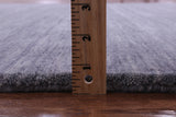 Grey Square Persian Gabbeh Hand Knotted Wool Rug - 6' 0" X 6' 0" - Golden Nile
