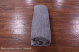 Grey Square Persian Gabbeh Hand Knotted Wool Rug - 6' 0" X 6' 0" - Golden Nile