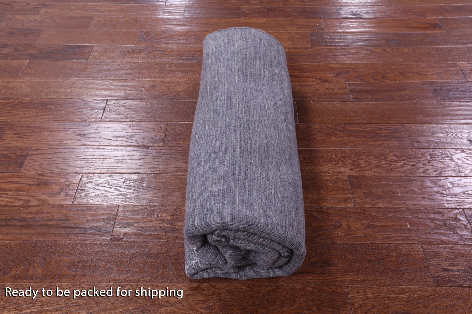 Grey Square Persian Gabbeh Hand Knotted Wool Rug - 6' 0" X 6' 0" - Golden Nile