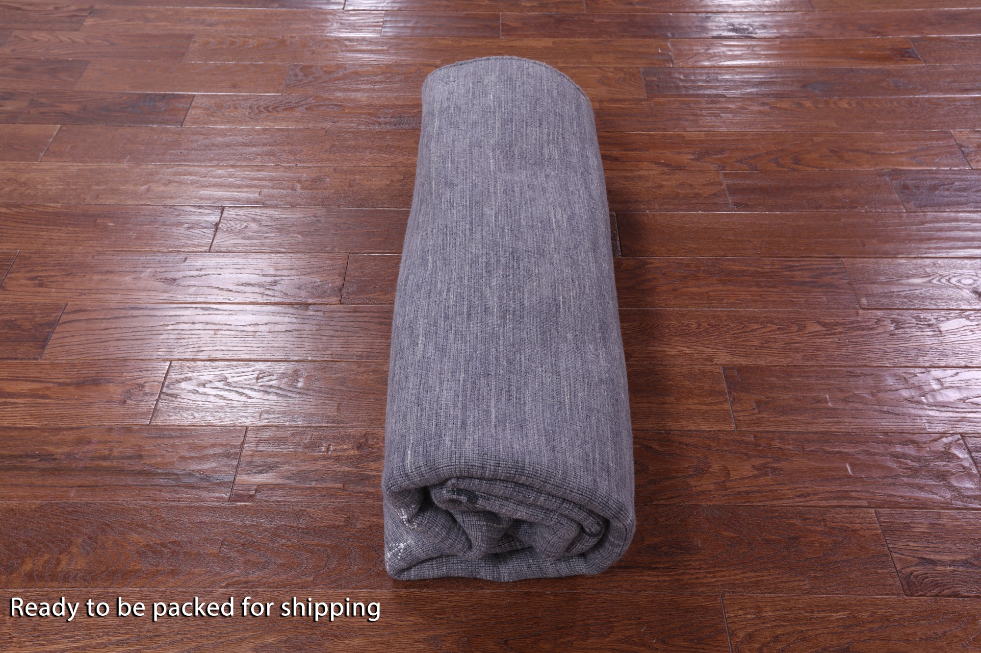 Grey Square Persian Gabbeh Hand Knotted Wool Rug - 6' 0" X 6' 0" - Golden Nile