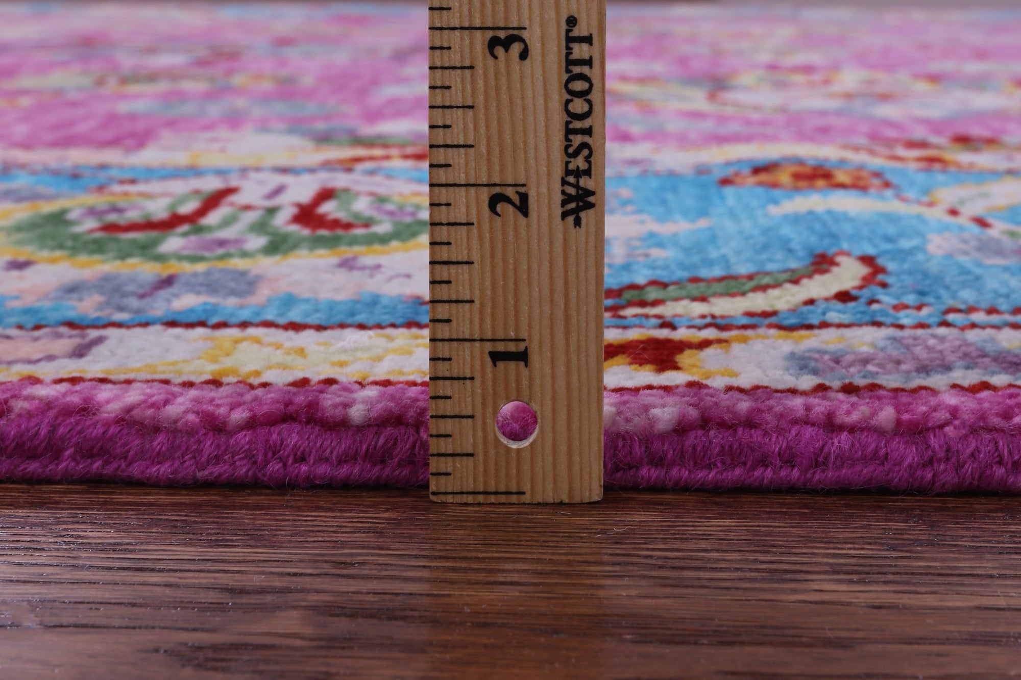 Pink Persian Tabriz Hand Knotted Wool Rug - 8' 1" X 10' 4" - Golden Nile