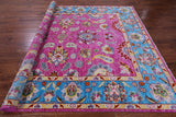 Pink Persian Tabriz Hand Knotted Wool Rug - 8' 1" X 10' 4" - Golden Nile