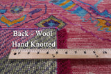 Tribal Persian Gabbeh Handmade Wool Rug - 8' 1" X 10' 0" - Golden Nile