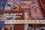 Persian Fine Serapi Hand Knotted Wool Rug - 9' 6" X 12' 4" - Golden Nile