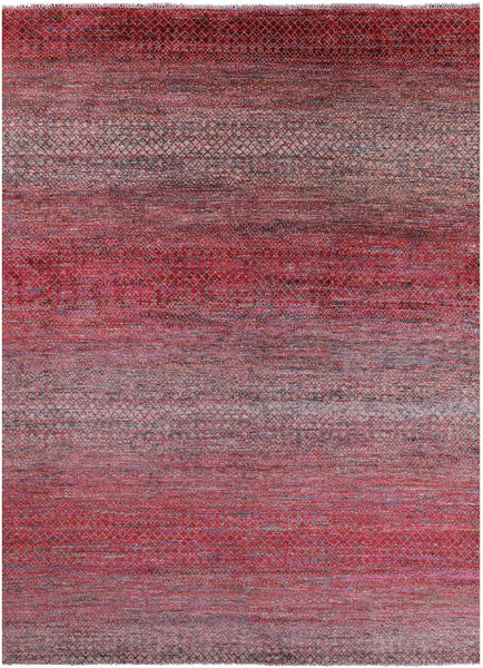 Savannah Grass Hand Knotted Wool & Silk Rug - 10' 2" X 13' 10" - Golden Nile