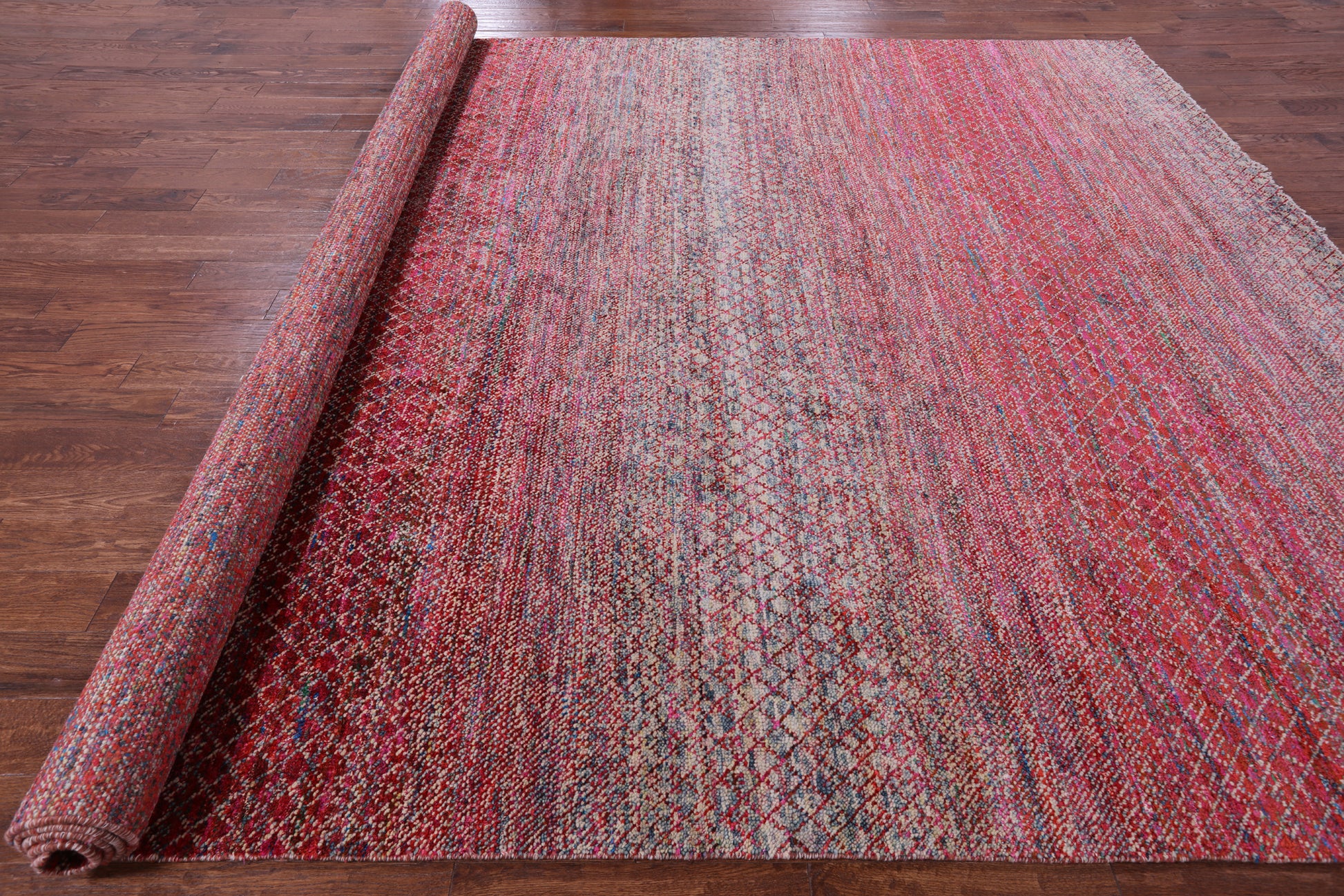 Savannah Grass Hand Knotted Wool & Silk Rug - 10' 2" X 13' 10" - Golden Nile
