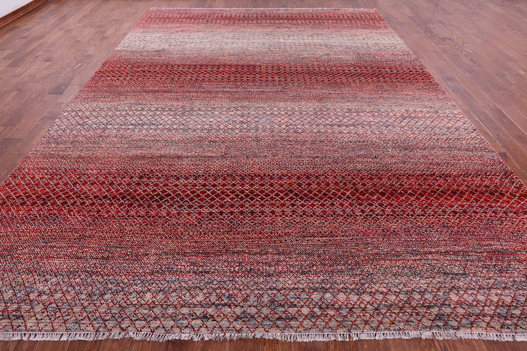 Savannah Grass Handmade Wool & Silk Rug - 10' 2" X 13' 7" - Golden Nile