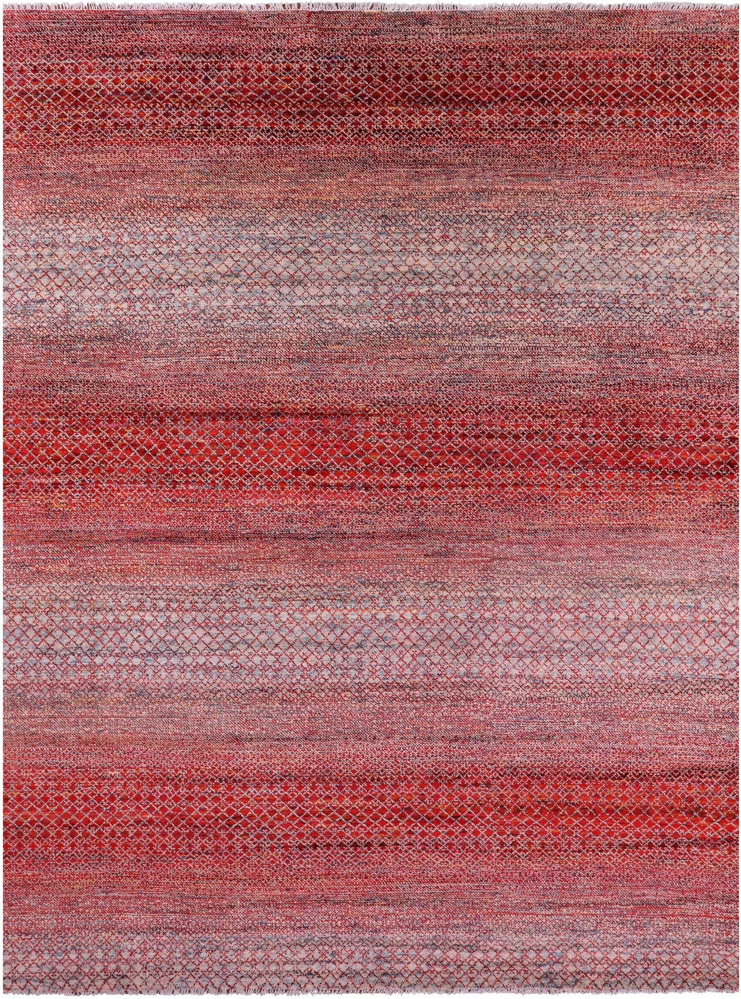 Savannah Grass Handmade Wool & Silk Rug - 10' 2" X 13' 7" - Golden Nile