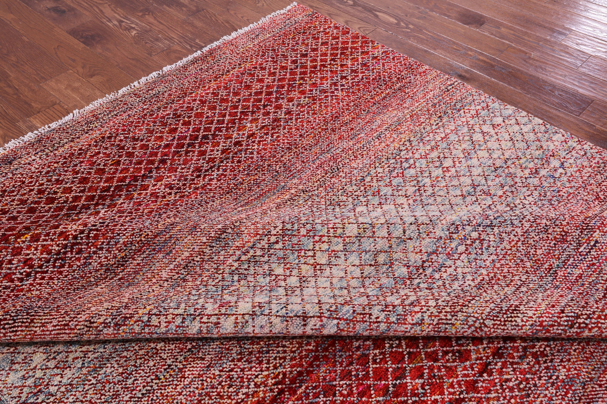 Savannah Grass Handmade Wool & Silk Rug - 10' 2" X 13' 7" - Golden Nile