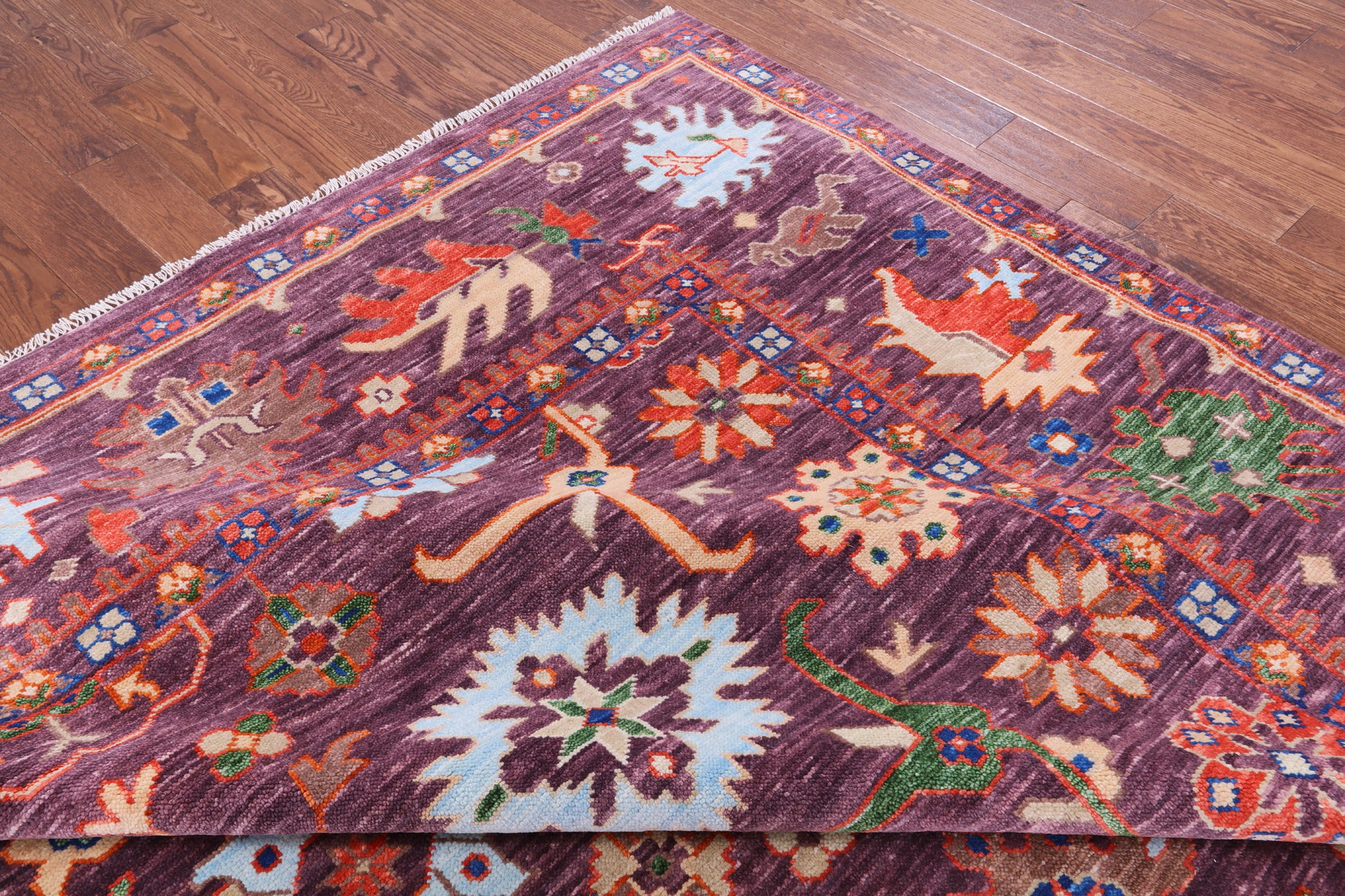 Turkish Oushak Hand Knotted Wool Rug - 10' 5" X 14' 3" - Golden Nile