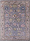 Turkish Oushak Hand Knotted Wool Rug - 10' 4" X 14' 0" - Golden Nile