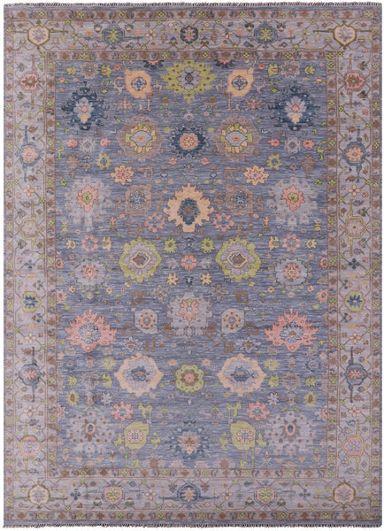 Turkish Oushak Hand Knotted Wool Rug - 10' 4" X 14' 0" - Golden Nile