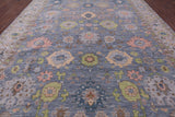 Turkish Oushak Hand Knotted Wool Rug - 10' 4" X 14' 0" - Golden Nile
