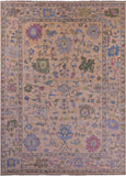 Turkish Oushak Hand Knotted Wool Rug - 10' 3" X 14' 5" - Golden Nile