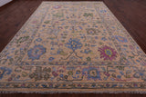 Turkish Oushak Hand Knotted Wool Rug - 10' 3" X 14' 5" - Golden Nile