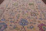 Turkish Oushak Hand Knotted Wool Rug - 10' 3" X 14' 5" - Golden Nile