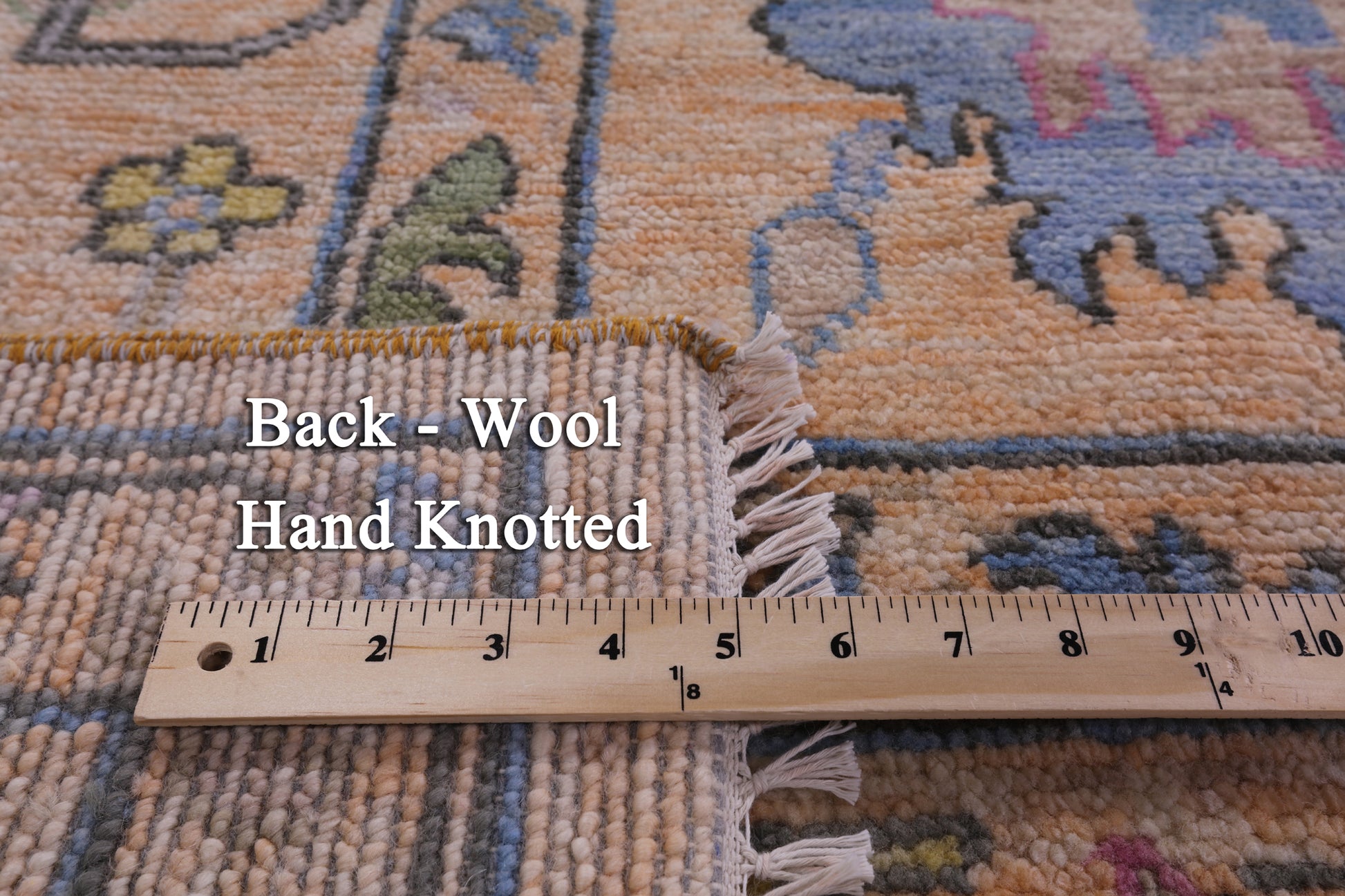 Turkish Oushak Hand Knotted Wool Rug - 10' 3" X 14' 5" - Golden Nile
