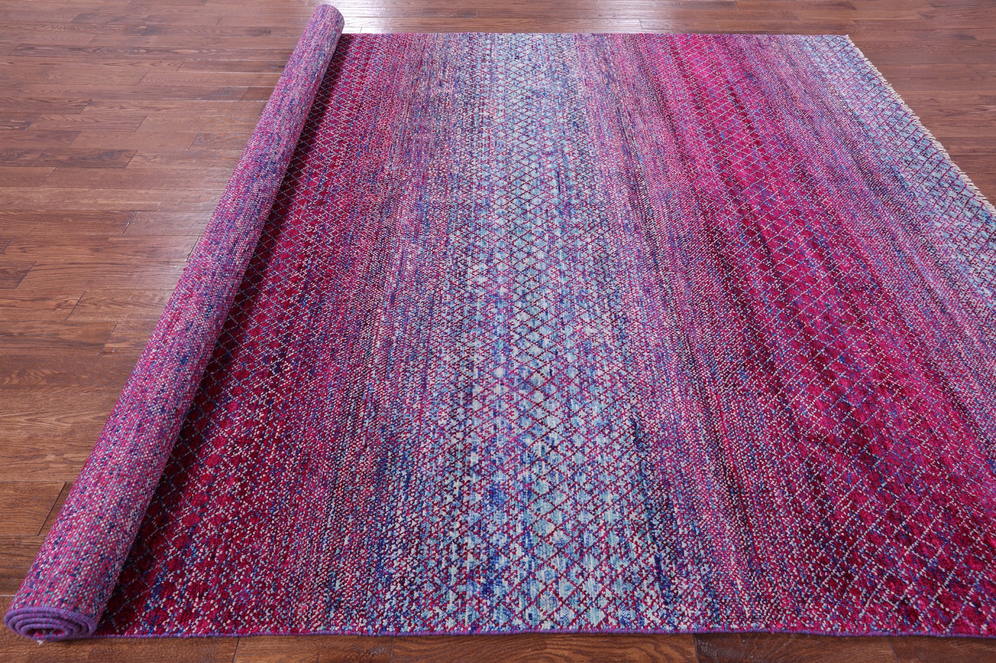 Savannah Grass Handmade Wool & Silk Rug - 9' 2" X 12' 2" - Golden Nile