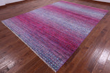 Savannah Grass Handmade Wool & Silk Rug - 9' 2" X 12' 2" - Golden Nile