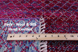 Savannah Grass Handmade Wool & Silk Rug - 9' 2" X 12' 2" - Golden Nile