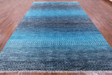 Savannah Grass Handmade Wool & Silk Rug - 8' 9" X 11' 8" - Golden Nile