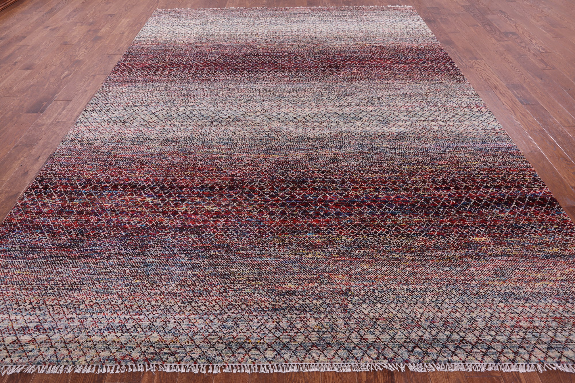 Savannah Grass Hand Knotted Wool & Silk Rug - 9' 1" X 11' 10" - Golden Nile