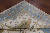 Oushak Hand Knotted Wool Area Rug - 9' 2" X 11' 10" - Golden Nile