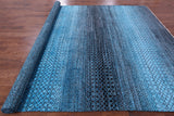 Savannah Grass Hand Knotted Wool & Silk Rug - 9' 0" X 11' 10" - Golden Nile