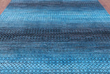 Savannah Grass Hand Knotted Wool & Silk Rug - 9' 0" X 11' 10" - Golden Nile