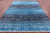 Savannah Grass Hand Knotted Wool & Silk Rug - 8' 10" X 11' 10" - Golden Nile
