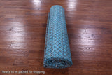 Savannah Grass Hand Knotted Wool & Silk Rug - 8' 1" X 10' 6" - Golden Nile