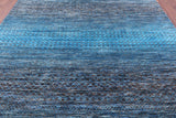 Savannah Grass Hand Knotted Wool & Silk Rug - 8' 1" X 10' 6" - Golden Nile