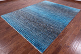 Savannah Grass Hand Knotted Wool & Silk Rug - 8' 1" X 10' 6" - Golden Nile