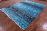 Savannah Grass Handmade Wool & Silk Rug - 7' 11" X 10' 2" - Golden Nile