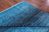 Savannah Grass Handmade Wool & Silk Rug - 7' 11" X 10' 2" - Golden Nile