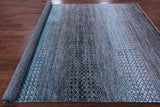 Savannah Grass Hand Knotted Wool & Silk Rug - 8' 1" X 9' 11" - Golden Nile