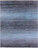 Savannah Grass Hand Knotted Wool & Silk Rug - 8' 1" X 9' 11" - Golden Nile