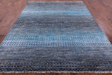 Savannah Grass Hand Knotted Wool & Silk Rug - 8' 1" X 9' 11" - Golden Nile