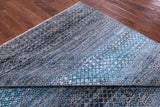 Savannah Grass Hand Knotted Wool & Silk Rug - 8' 1" X 9' 11" - Golden Nile
