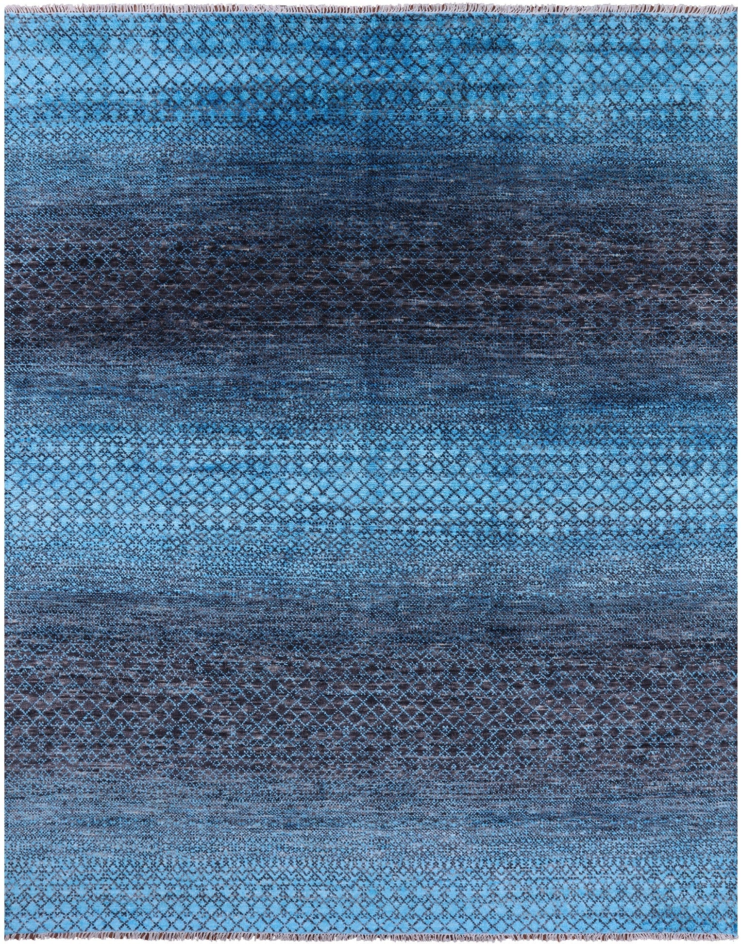 Savannah Grass Hand Knotted Wool & Silk Rug - 8' 2" X 10' 0" - Golden Nile