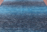 Savannah Grass Hand Knotted Wool & Silk Rug - 8' 2" X 10' 0" - Golden Nile